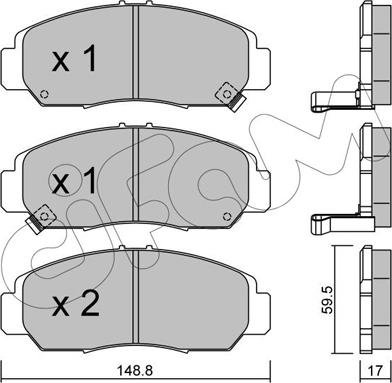 MASTER-SPORT GERMANY 13046132682N-SET-MS - Комплект спирачно феродо, дискови спирачки vvparts.bg