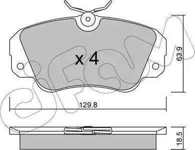 RIDER RD.3323.DB957 - Комплект спирачно феродо, дискови спирачки vvparts.bg