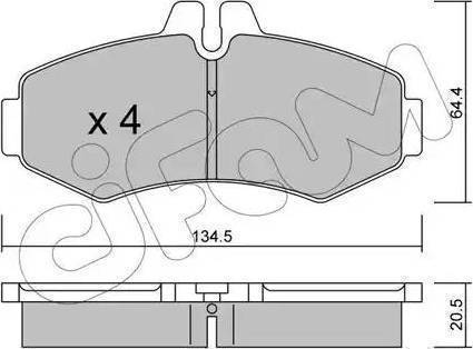 RIDER RD.3323.DB1373 - Комплект спирачно феродо, дискови спирачки vvparts.bg