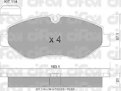 Stop 573511S - Комплект спирачно феродо, дискови спирачки vvparts.bg