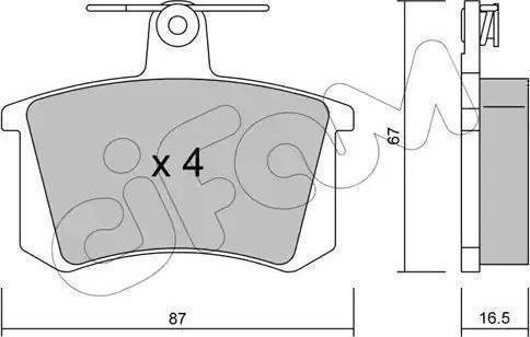 RIDER RD.3323.DB1163 - Комплект спирачно феродо, дискови спирачки vvparts.bg