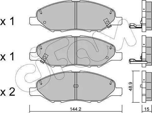 RIDER RD.3323.DB7743 - Комплект спирачно феродо, дискови спирачки vvparts.bg