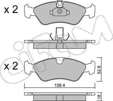 RIDER RD.3323.DB951 - Комплект спирачно феродо, дискови спирачки vvparts.bg