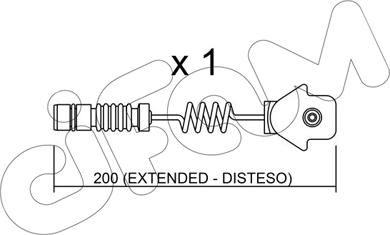 Cifam SU.012 - Предупредителен контактен сензор, износване на накладките vvparts.bg