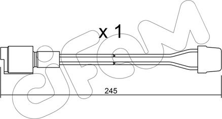 Cifam SU.072 - Предупредителен контактен сензор, износване на накладките vvparts.bg