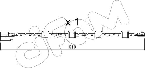 Cifam SU.321 - Предупредителен контактен сензор, износване на накладките vvparts.bg