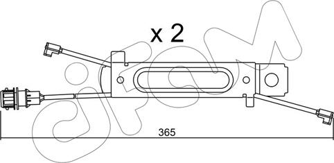 Cifam SU.245K - Предупредителен контактен сензор, износване на накладките vvparts.bg