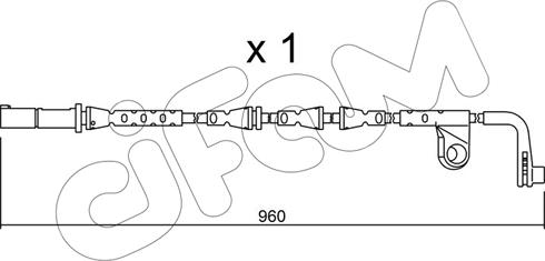 Cifam SU.220 - Предупредителен контактен сензор, износване на накладките vvparts.bg