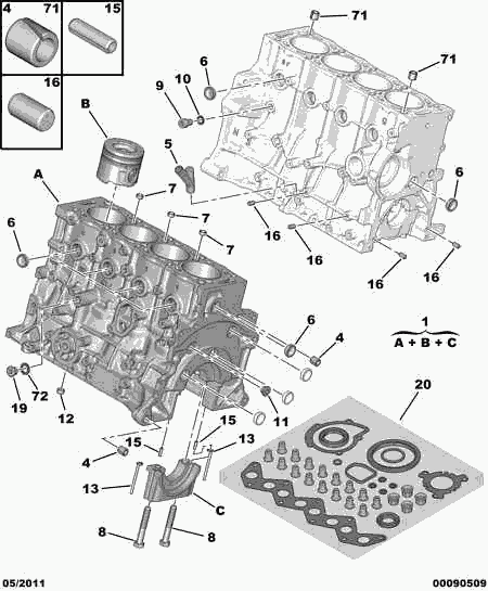 CITROËN 698870 - Филтър купе (поленов филтър) vvparts.bg