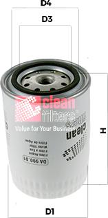 Clean Filters DA 990 - Филтър за охладителната течност vvparts.bg