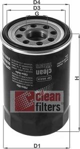 Clean Filters DF 864/A - Маслен филтър vvparts.bg