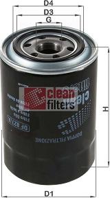 Clean Filters DF 827/A - Маслен филтър vvparts.bg