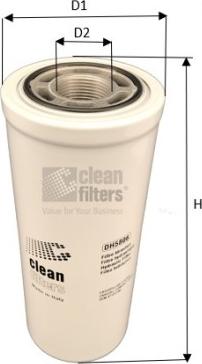 Clean Filters DH5806 - Филтър, работна хидравлика vvparts.bg