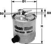 Clean Filters DN2701 - Горивен филтър vvparts.bg