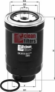 Clean Filters DN 287/A - Горивен филтър vvparts.bg