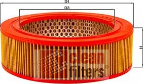 Clean Filters MA 178 - Въздушен филтър vvparts.bg