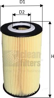 Clean Filters ML4583 - Маслен филтър vvparts.bg