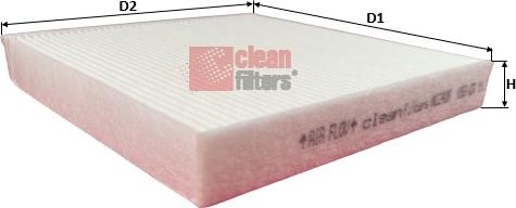 Clean Filters NC2408 - Филтър купе (поленов филтър) vvparts.bg