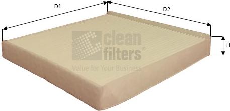Clean Filters NC2422 - Филтър купе (поленов филтър) vvparts.bg