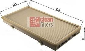 Clean Filters NC2141 - Филтър купе (поленов филтър) vvparts.bg