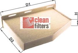 Clean Filters NC2132 - Филтър купе (поленов филтър) vvparts.bg