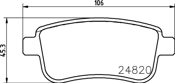 Cobreq N-455 - Комплект спирачно феродо, дискови спирачки vvparts.bg