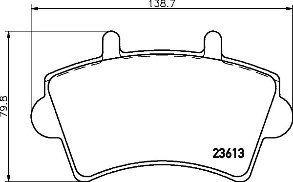 Cobreq N-450 - Комплект спирачно феродо, дискови спирачки vvparts.bg