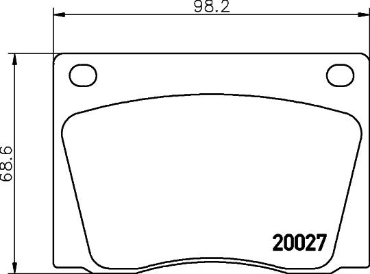 Cobreq N-401 - Комплект спирачно феродо, дискови спирачки vvparts.bg