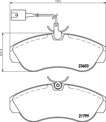 Cobreq N-566 - Комплект спирачно феродо, дискови спирачки vvparts.bg