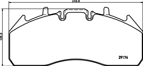 Cobreq N-1502 - Комплект спирачно феродо, дискови спирачки vvparts.bg