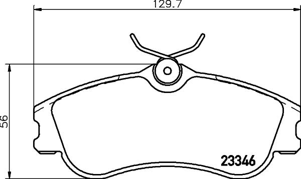 Cobreq N-1157 - Комплект спирачно феродо, дискови спирачки vvparts.bg