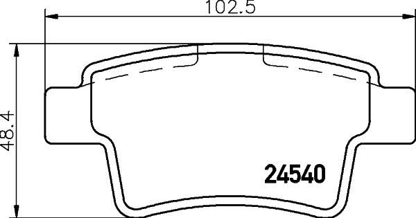 Cobreq N-1178 - Комплект спирачно феродо, дискови спирачки vvparts.bg