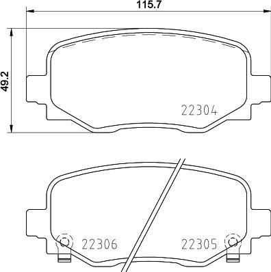 Cobreq N-1777C - Комплект спирачно феродо, дискови спирачки vvparts.bg