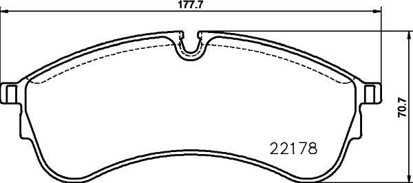 Cobreq N-2098 - Комплект спирачно феродо, дискови спирачки vvparts.bg