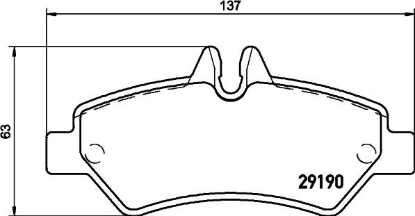 Cobreq N-2056P - Комплект спирачно феродо, дискови спирачки vvparts.bg