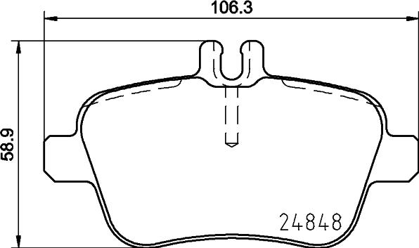 Cobreq N-2003C - Комплект спирачно феродо, дискови спирачки vvparts.bg