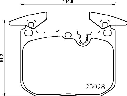 Cobreq N-2081 - Комплект спирачно феродо, дискови спирачки vvparts.bg