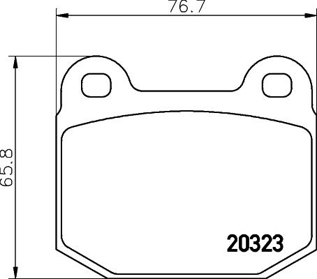 Cobreq N-400 - Комплект спирачно феродо, дискови спирачки vvparts.bg