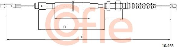 Cofle 92.10.465 - Жило, ръчна спирачка vvparts.bg