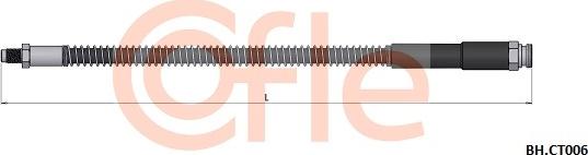 Cofle 92.BH.CT006 - Спирачен маркуч vvparts.bg