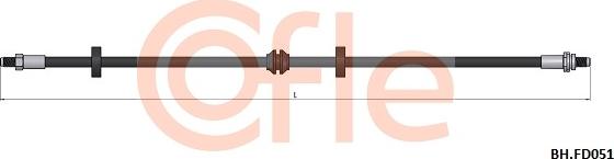 Cofle 92.BH.FD051 - Спирачен маркуч vvparts.bg