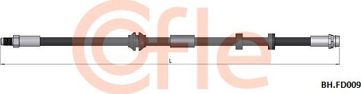 Cofle 92.BH.FD009 - Спирачен маркуч vvparts.bg