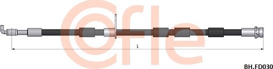 Cofle 92.BH.FD030 - Спирачен маркуч vvparts.bg