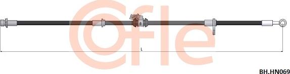 Cofle 92.BH.HN069 - Спирачен маркуч vvparts.bg
