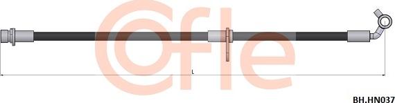 Cofle 92.BH.HN037 - Спирачен маркуч vvparts.bg