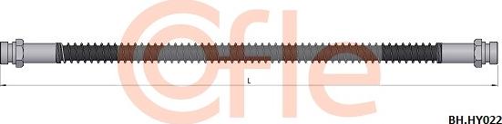 Cofle 92.BH.HY022 - Спирачен маркуч vvparts.bg