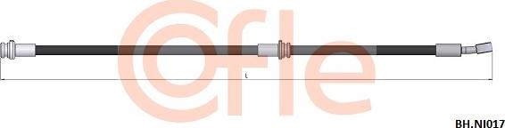 Cofle 92.BH.NI017 - Спирачен маркуч vvparts.bg