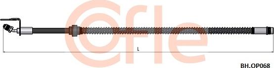 Cofle 92.BH.OP068 - Спирачен маркуч vvparts.bg