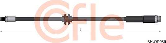 Cofle 92.BH.OP036 - Спирачен маркуч vvparts.bg