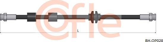 Cofle 92.BH.OP028 - Спирачен маркуч vvparts.bg